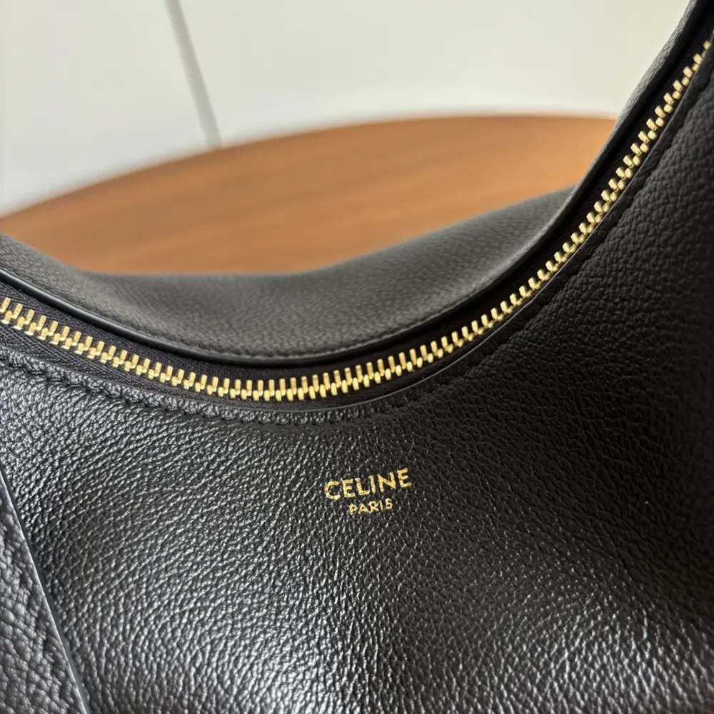 Celine Women Teen Celine Llulu in Grained Calfskin-Black - image 8