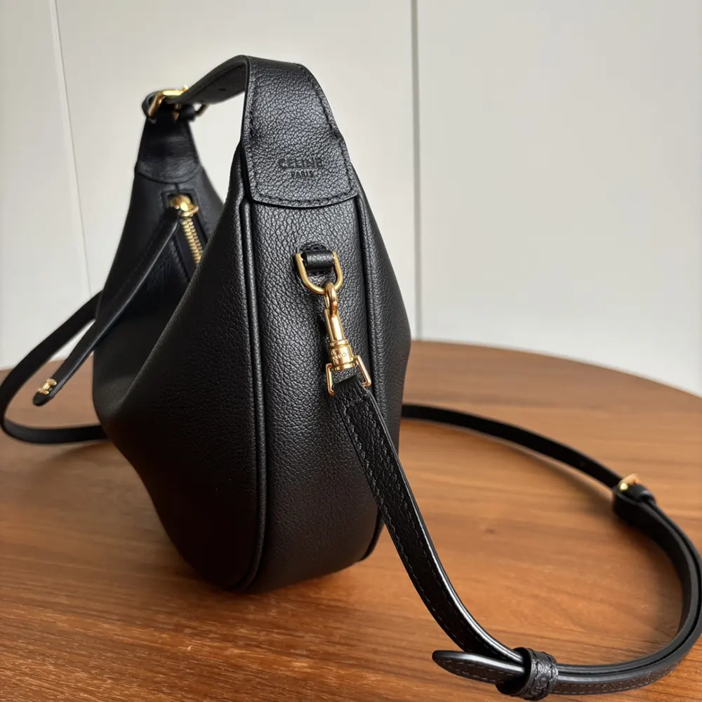 Celine Women Teen Celine Llulu in Grained Calfskin-Black - image 7