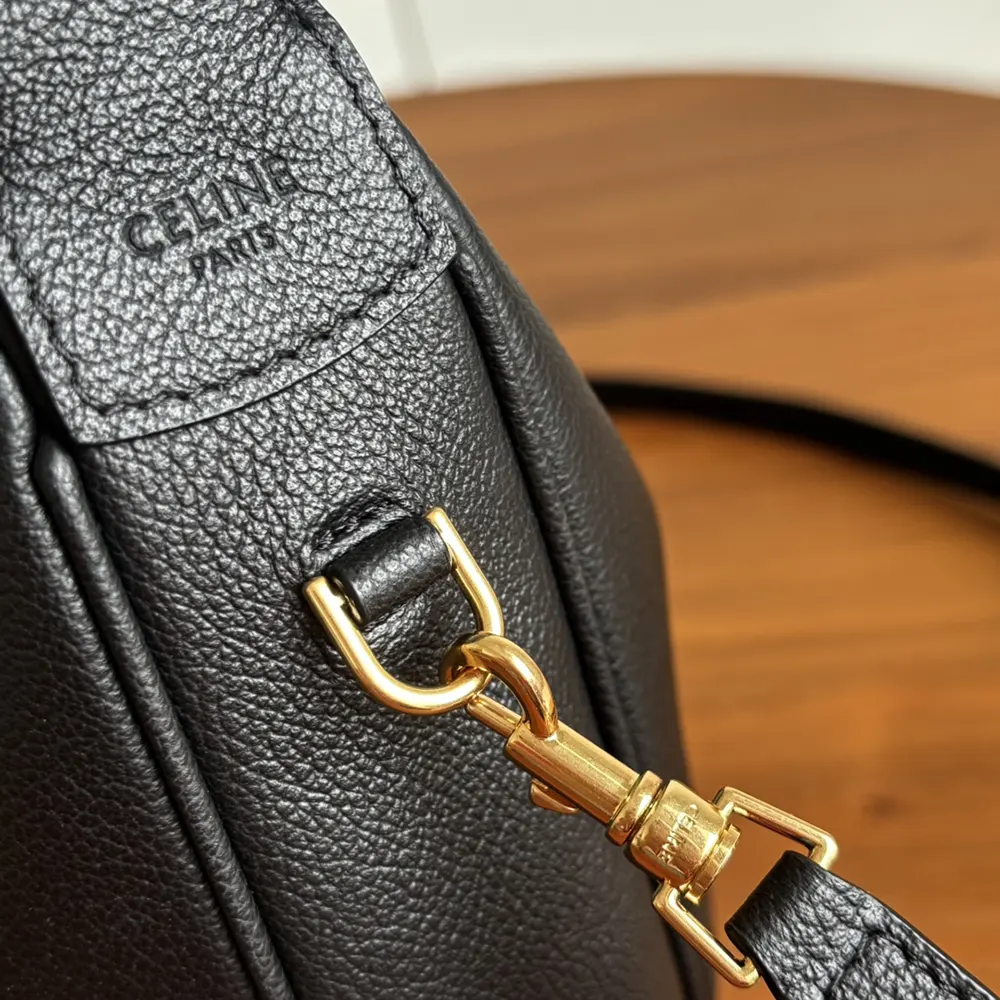Celine Women Teen Celine Llulu in Grained Calfskin-Black - image 5