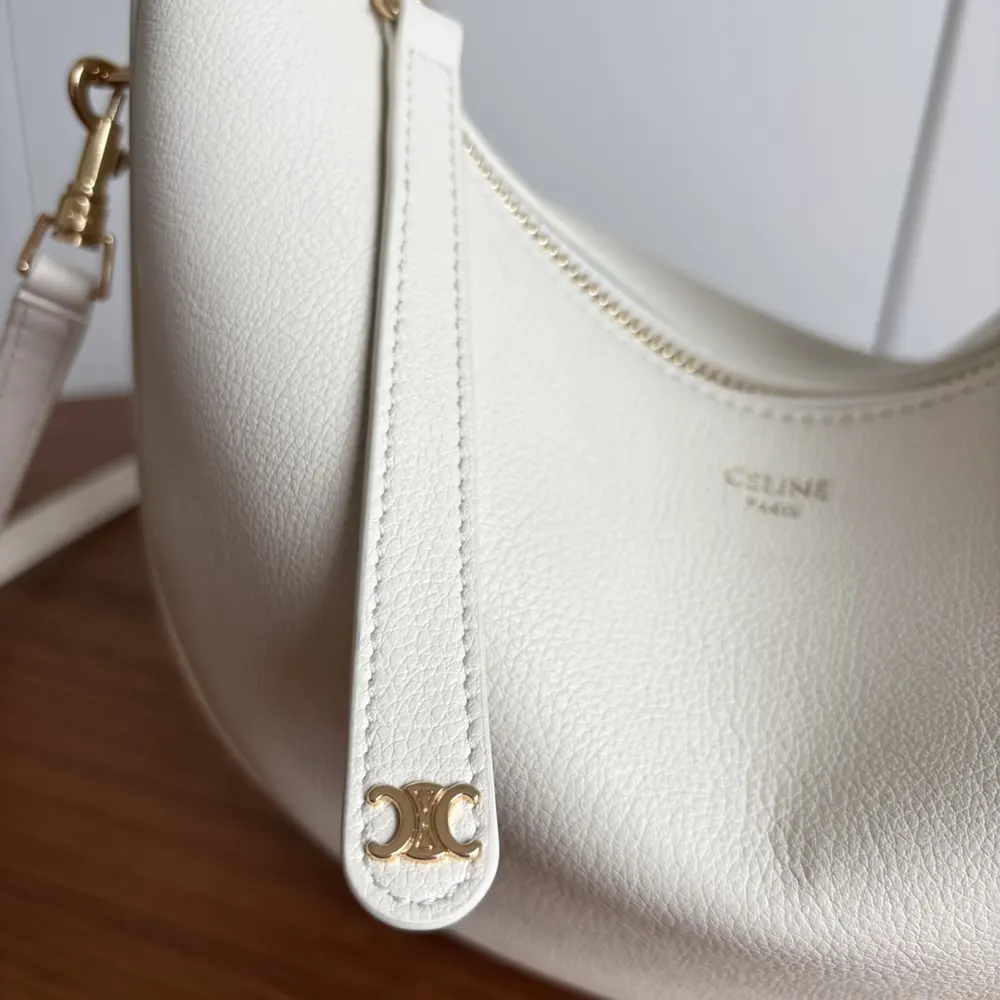 Celine Women Teen Celine Llulu in Grained Calfskin-White - image 9
