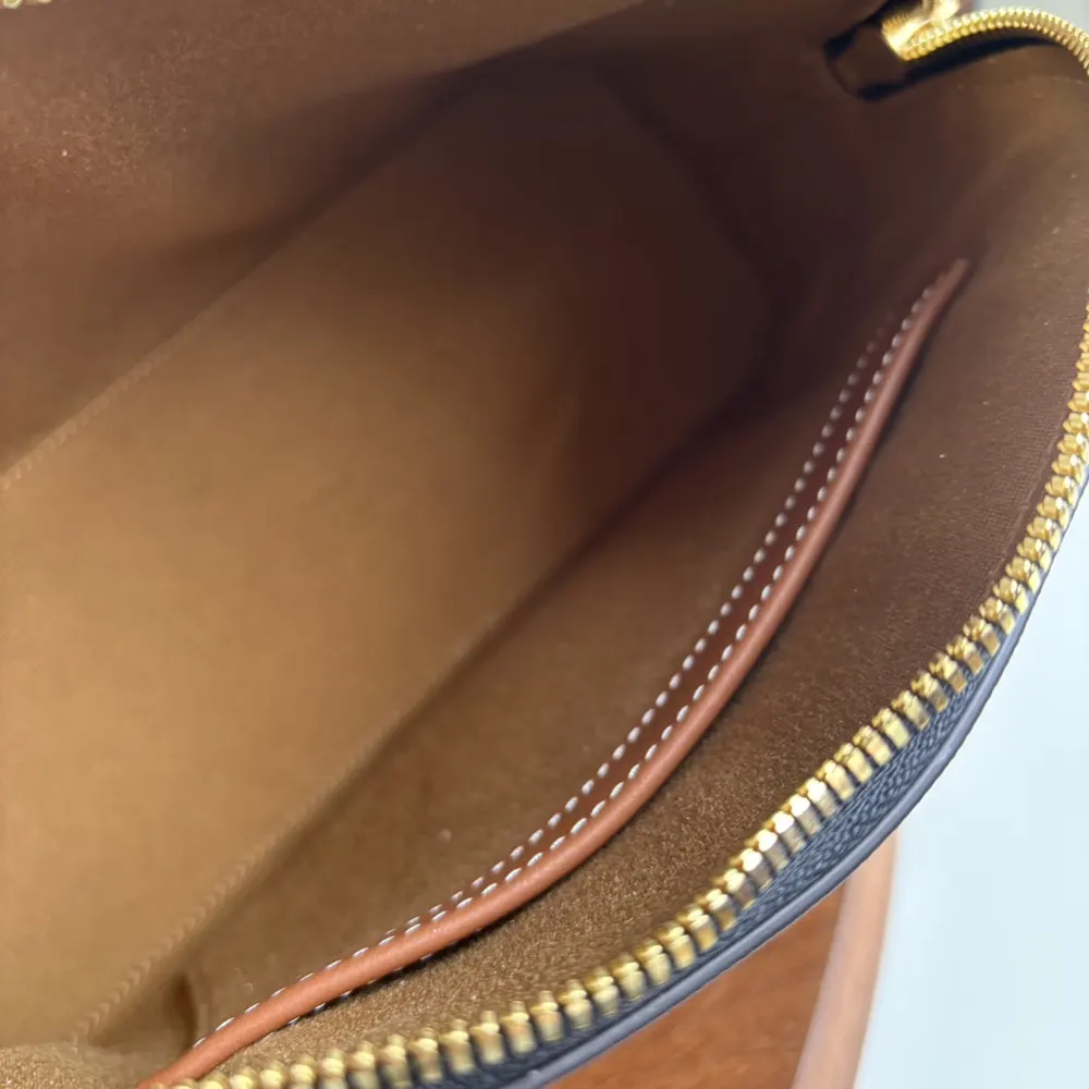 Celine Women Teen Honorine Bag in Triomphe Canvas and Calfskin - image 10