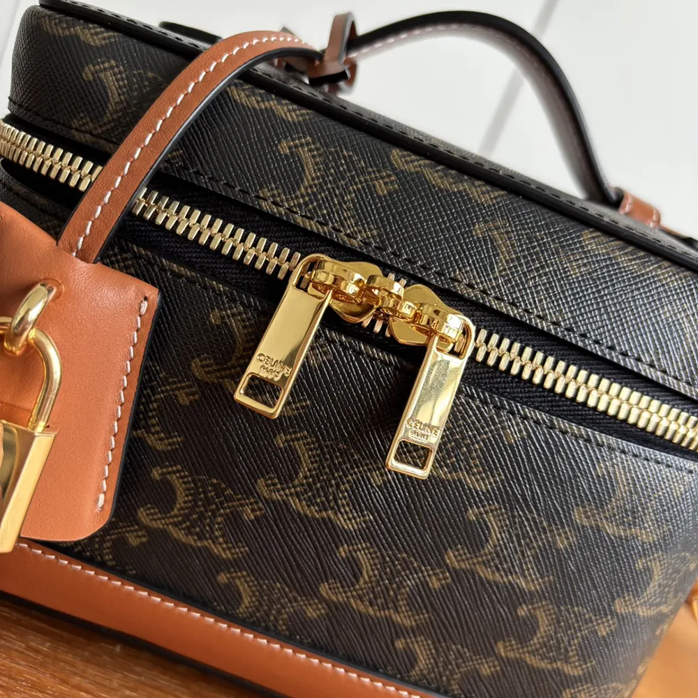 Celine Women Vanity in Triomphe Canvas and Calfskin - image 8