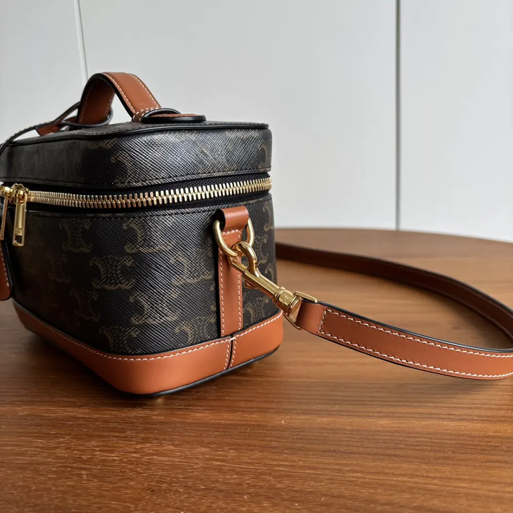 Celine Women Vanity in Triomphe Canvas and Calfskin - image 5