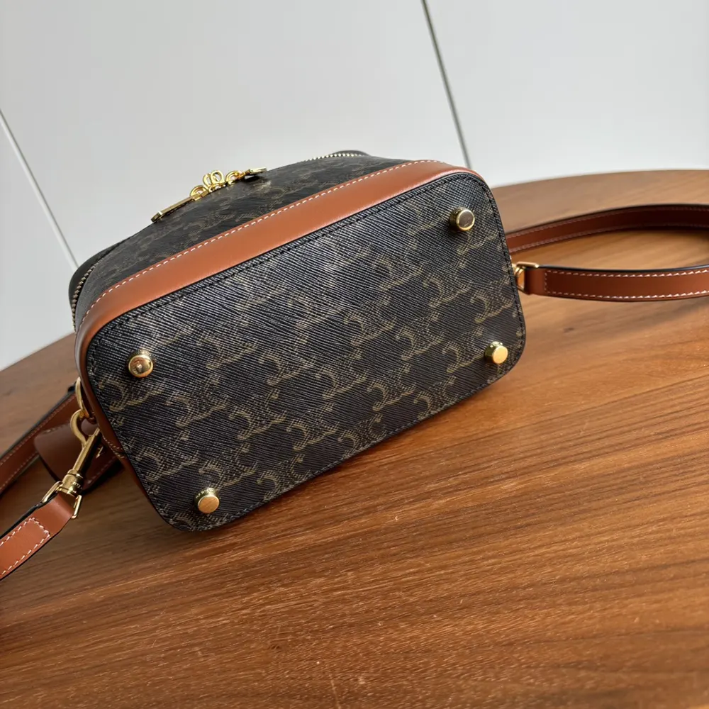 Celine Women Vanity in Triomphe Canvas and Calfskin - image 4