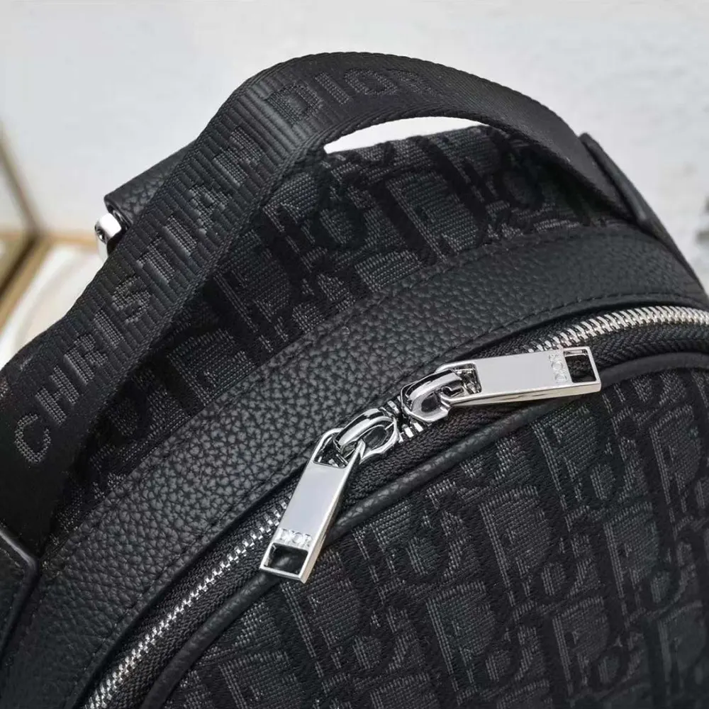 Dior Men Mini Rider Backpack Black Dior Oblique Jacquard - image 7