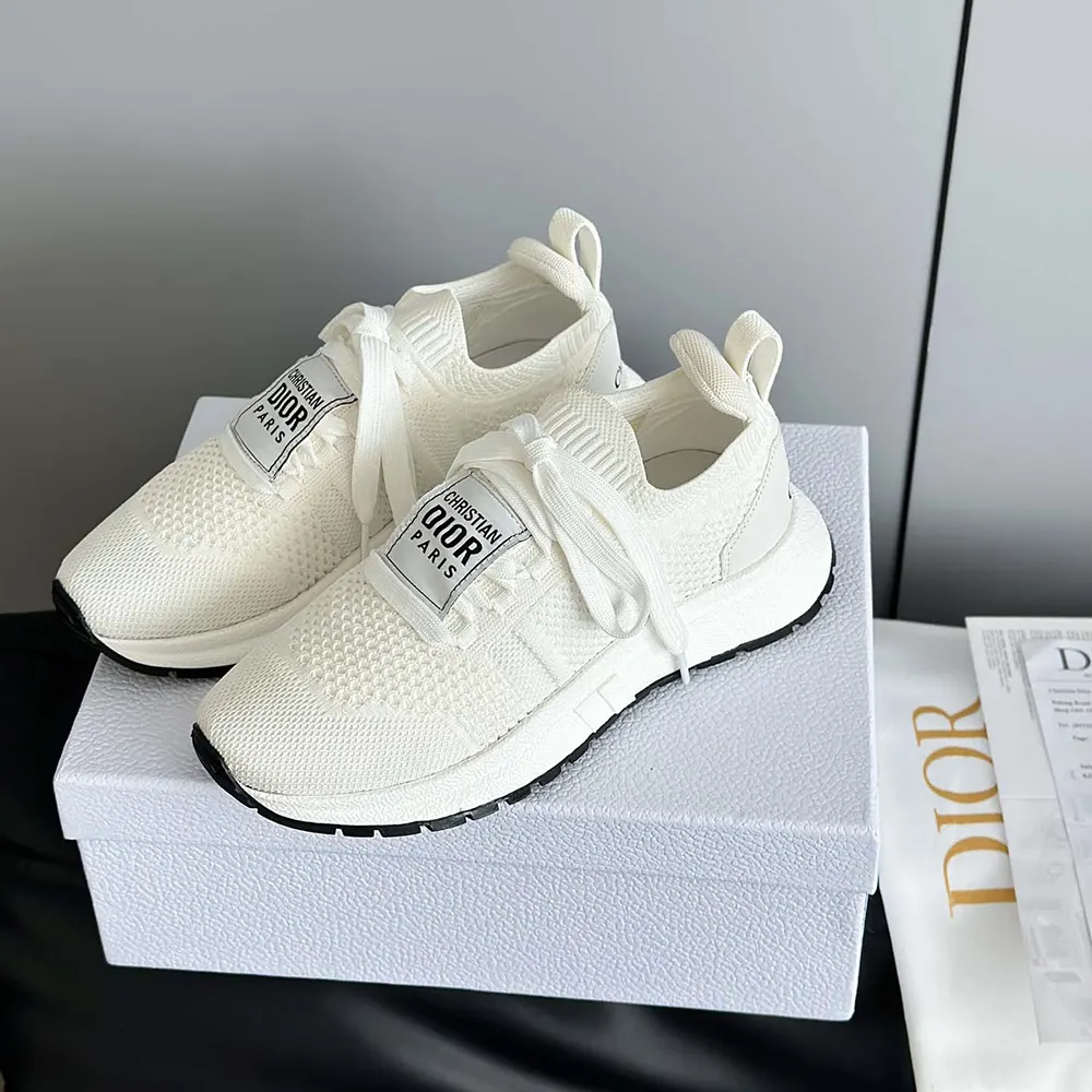 Dior Unisex Run’n’Dior Sneaker White Technical Mesh - image 5