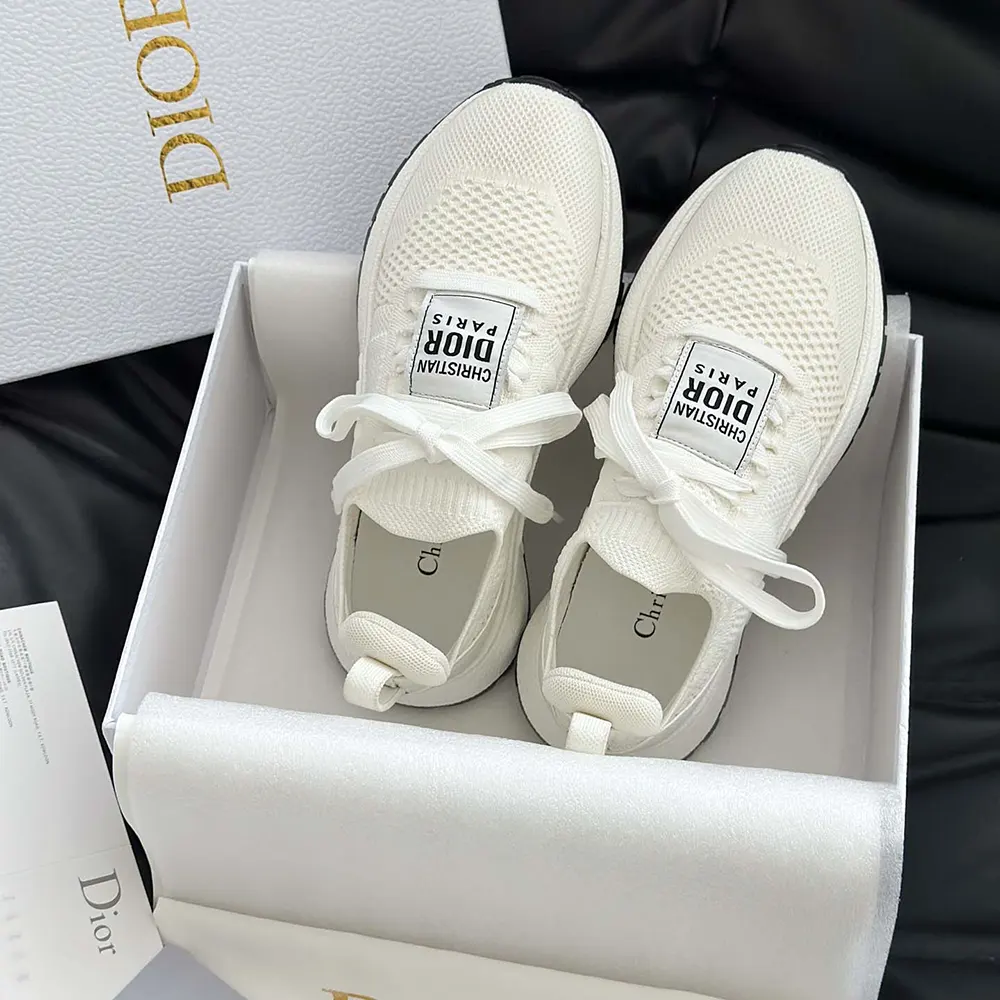 Dior Unisex Run’n’Dior Sneaker White Technical Mesh - image 6
