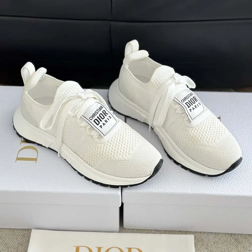 Dior Unisex Run’n’Dior Sneaker White Technical Mesh - image 8