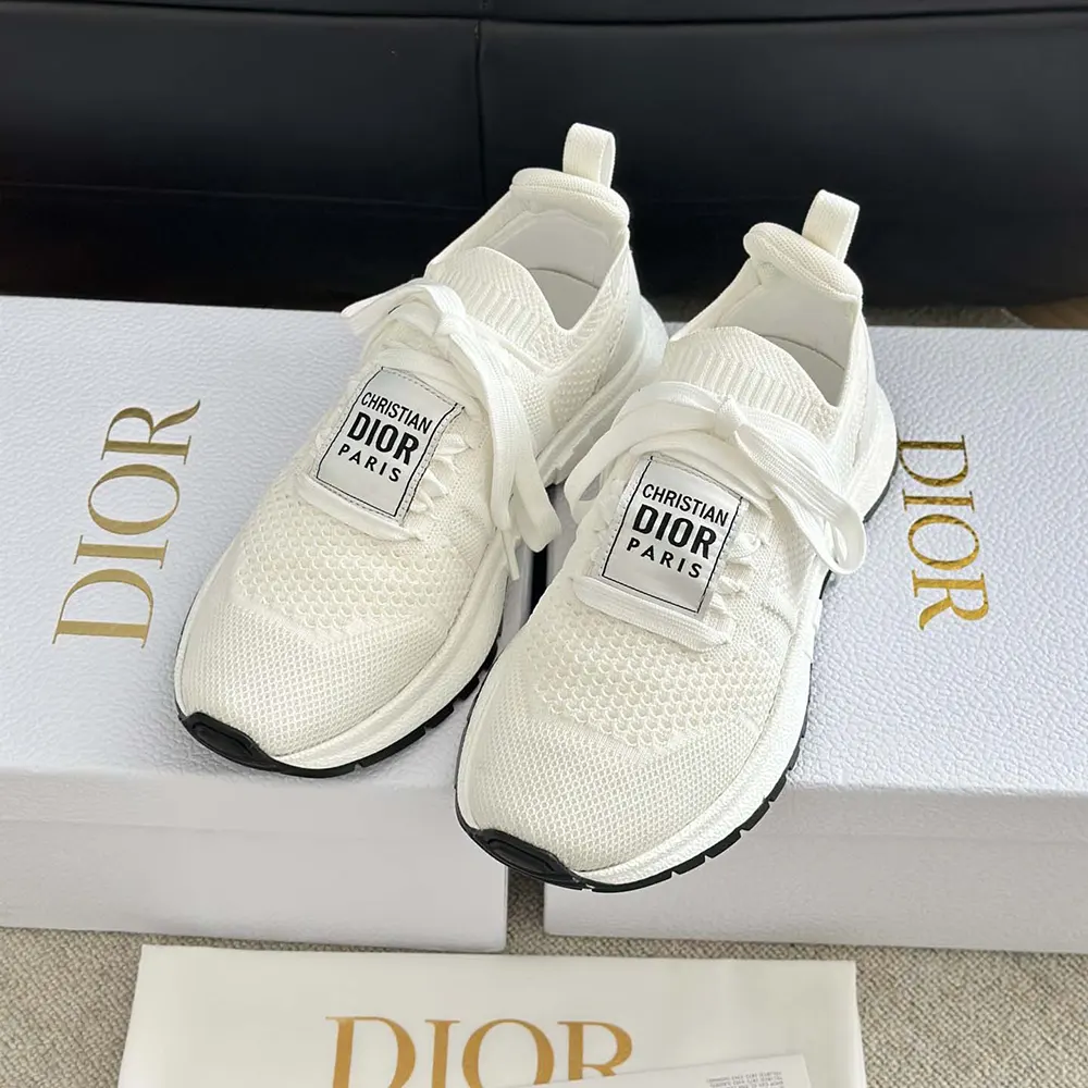 Dior Unisex Run’n’Dior Sneaker White Technical Mesh - image 4