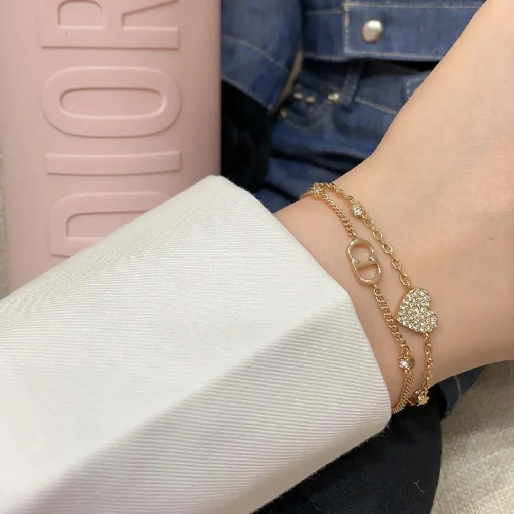 Dior Women Clair D Lune Bracelet Gold-Finish Metal and Silver-Tone Crystals - image 10