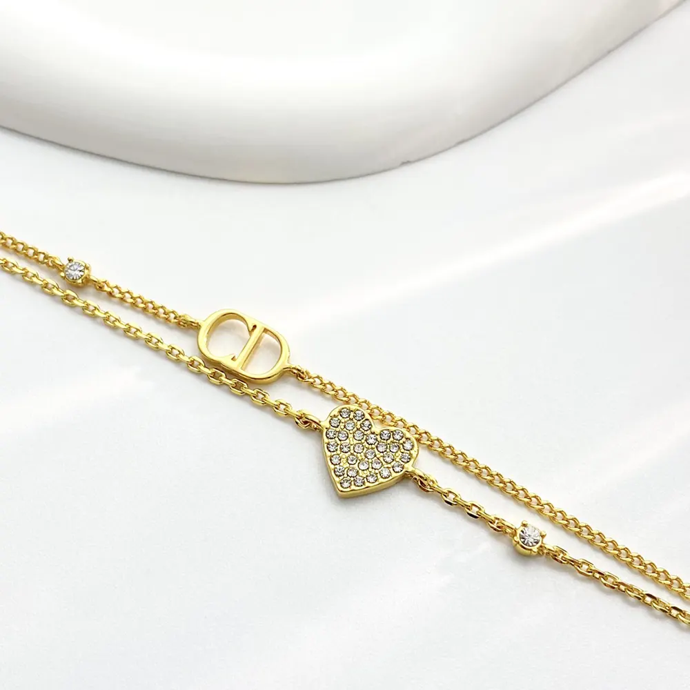 Dior Women Clair D Lune Bracelet Gold-Finish Metal and Silver-Tone Crystals - image 6