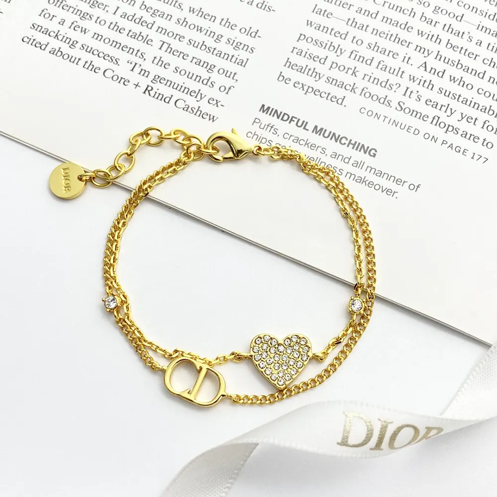 Dior Women Clair D Lune Bracelet sparkling details on wrist shot