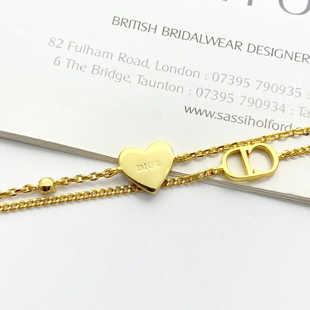 Dior Women Clair D Lune Bracelet Gold-Finish Metal and Silver-Tone Crystals - image 7