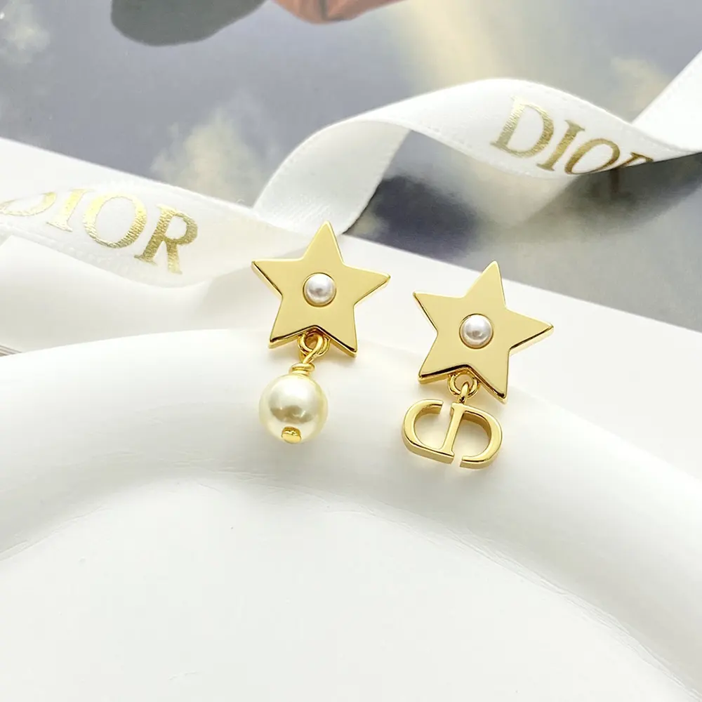 Dior Women Lucky Dior Earrings Gold-Finish Metal - image 8