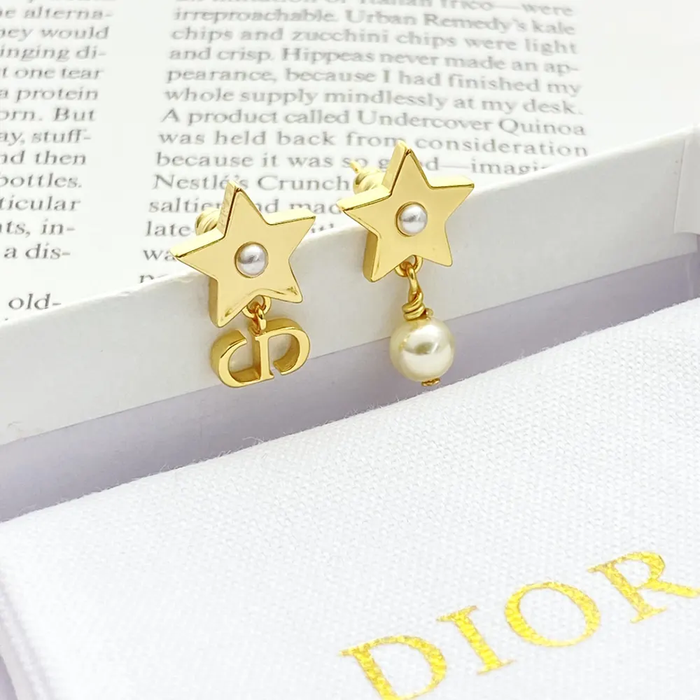 Dior Women Lucky Dior Earrings Gold-Finish Metal - image 5