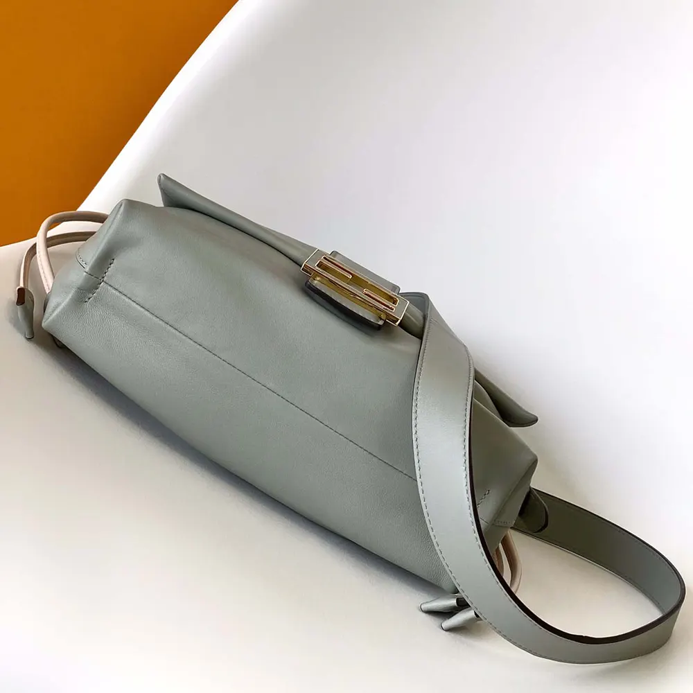 Fendi Women Mamma Baguette Medium Matcha Green Nappa Leather Bag - image 5