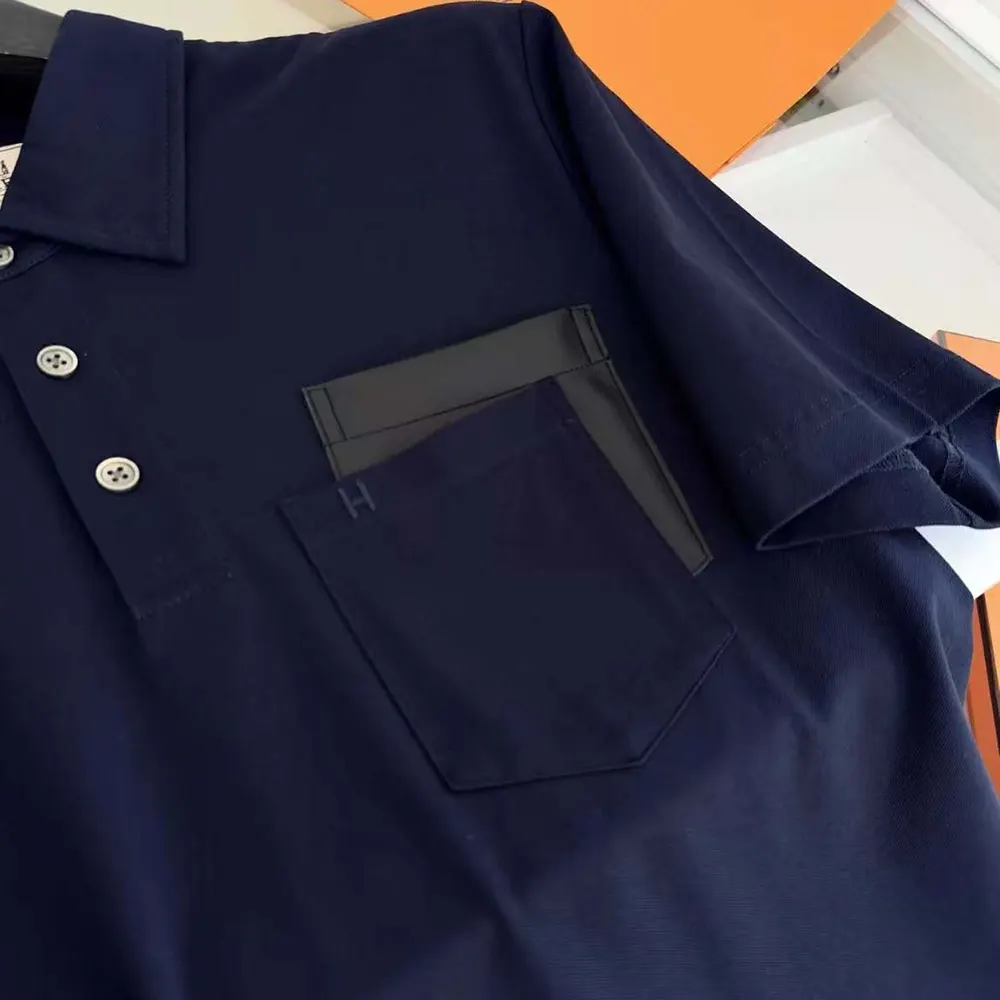 Hermes Men Polo Shirt with Pocket - image 6