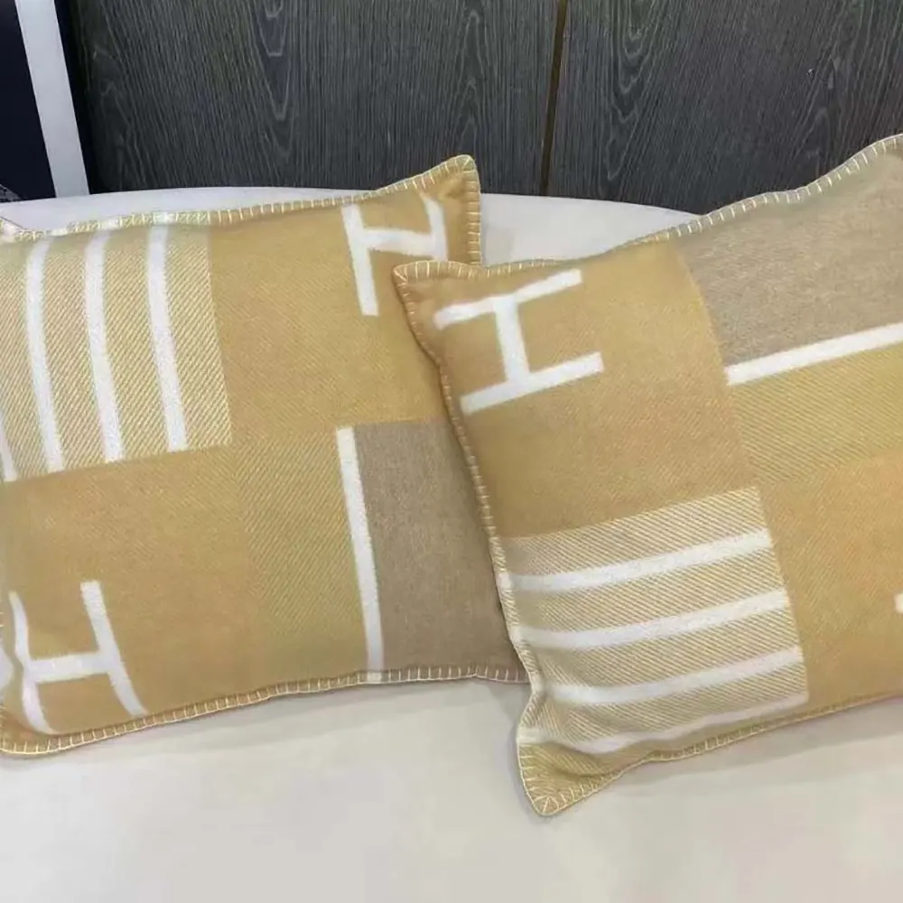 Close-up on silver-tone zipper and leather texture of Hermes Avalon Vibration Pillow Small