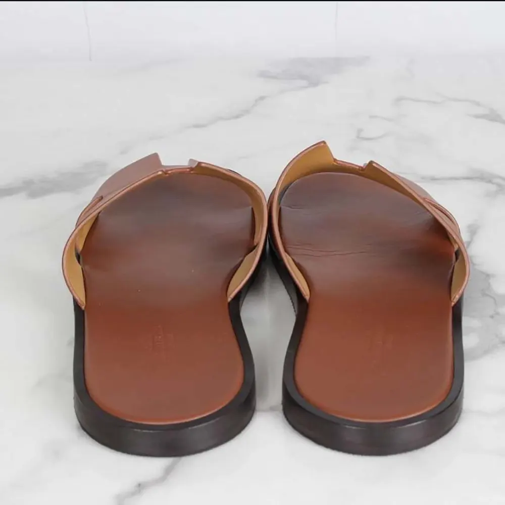 Hermes Unisex Izmir Sandal-Brown - image 6