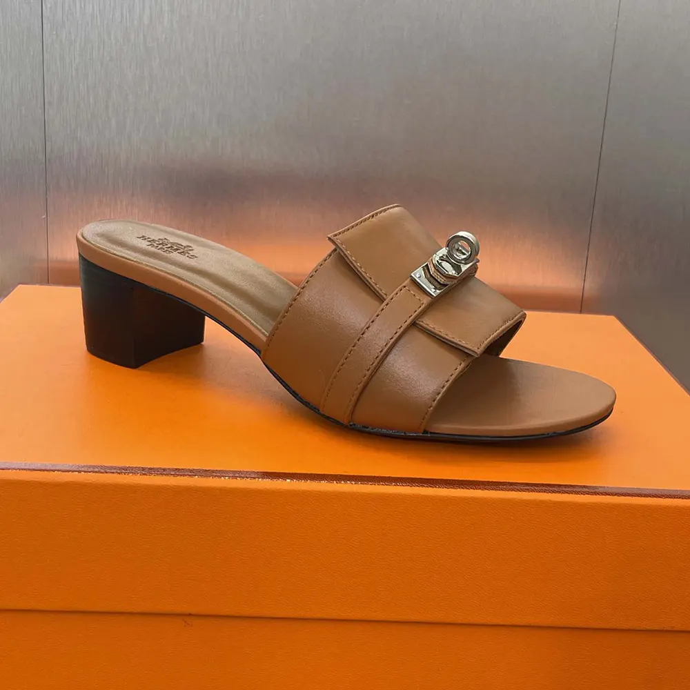 Hermes Women Gigi 50 Sandal-Brown - image 6