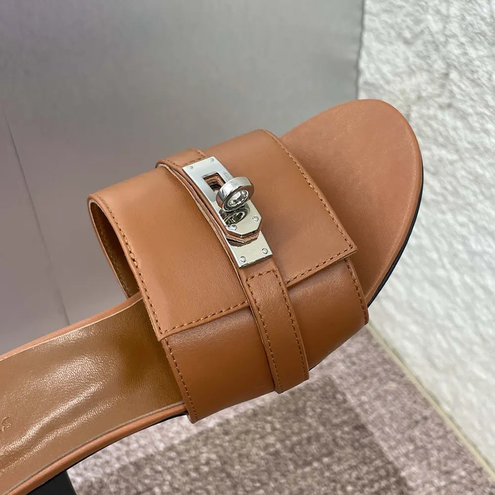 Hermes Women Gigi 50 Sandal-Brown - image 8