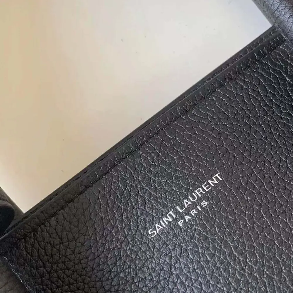 Saint Laurent YSL Women Sac De Jour Thin Large in Grained Leather-Black - image 10