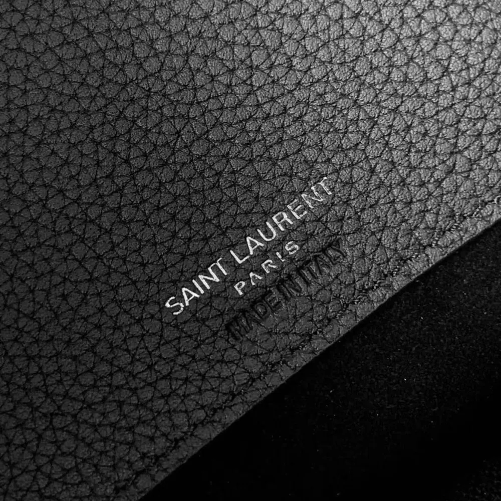 Saint Laurent YSL Women Sac De Jour Thin Large in Grained Leather-Black - image 7