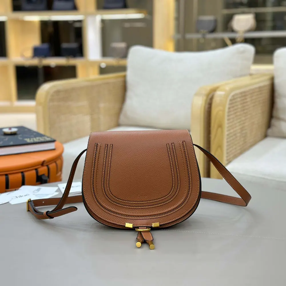 Chloe Women Small Marcie Saddle Bag is Crafted Leather - image 19