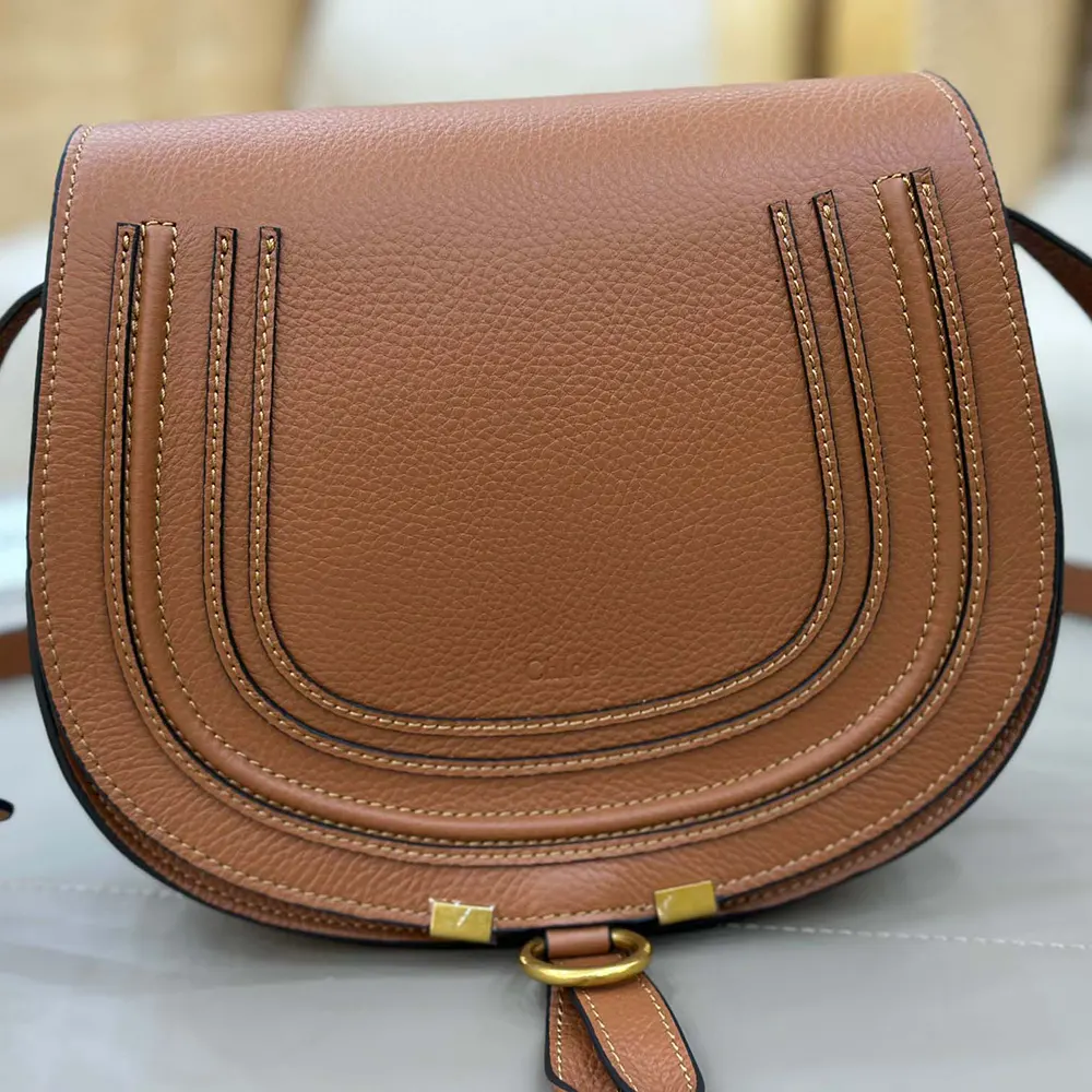Chloe Women Small Marcie Saddle Bag is Crafted Leather - image 24