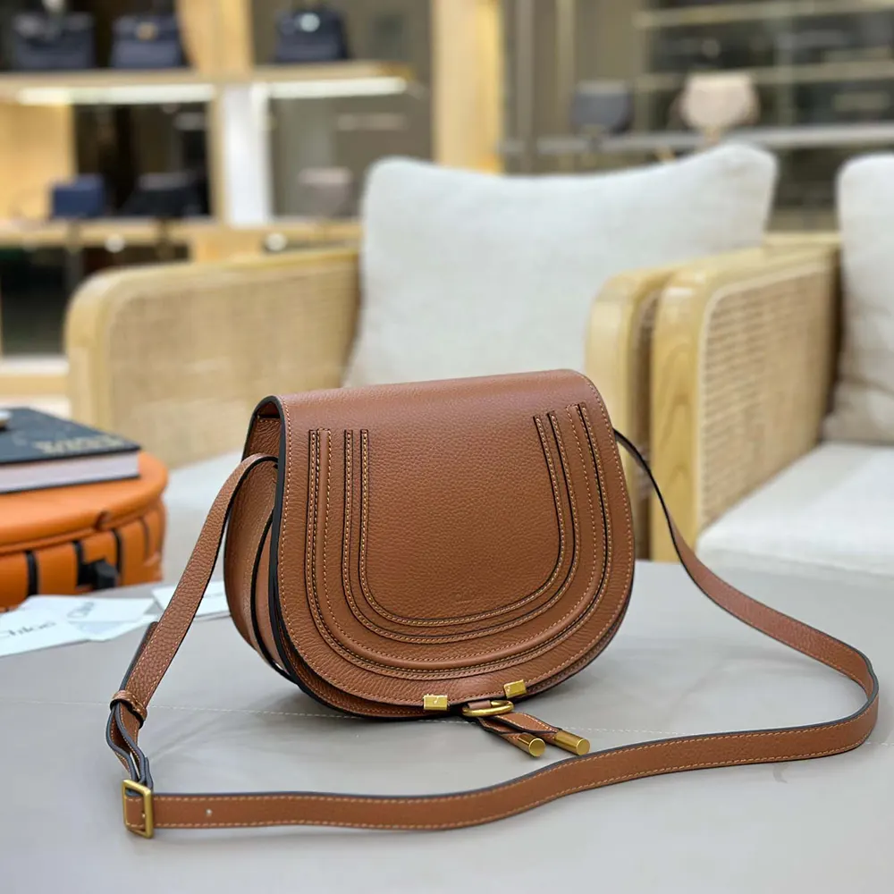 Chloe Women Small Marcie Saddle Bag is Crafted Leather - image 20