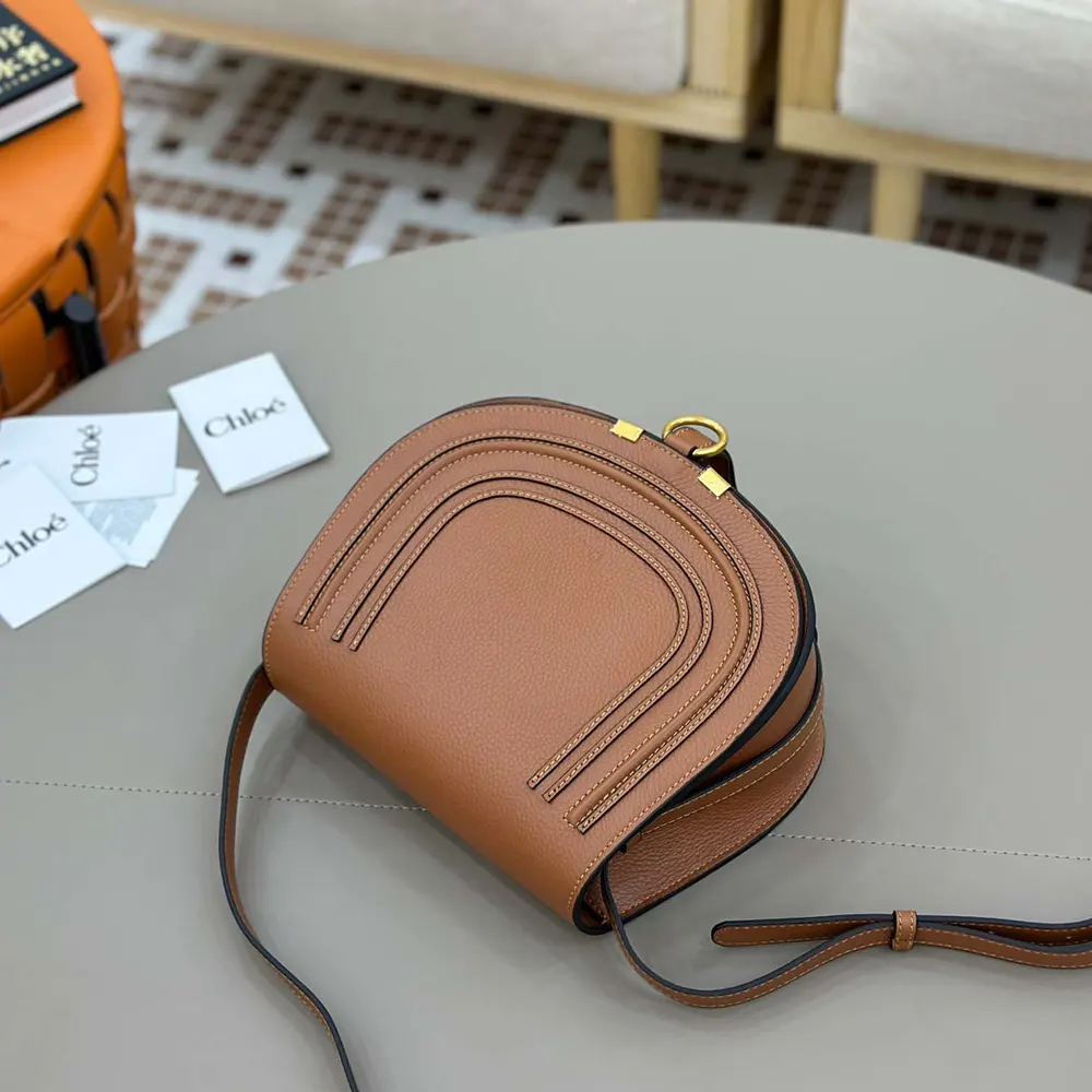 Chloe Women Small Marcie Saddle Bag is Crafted Leather - image 22