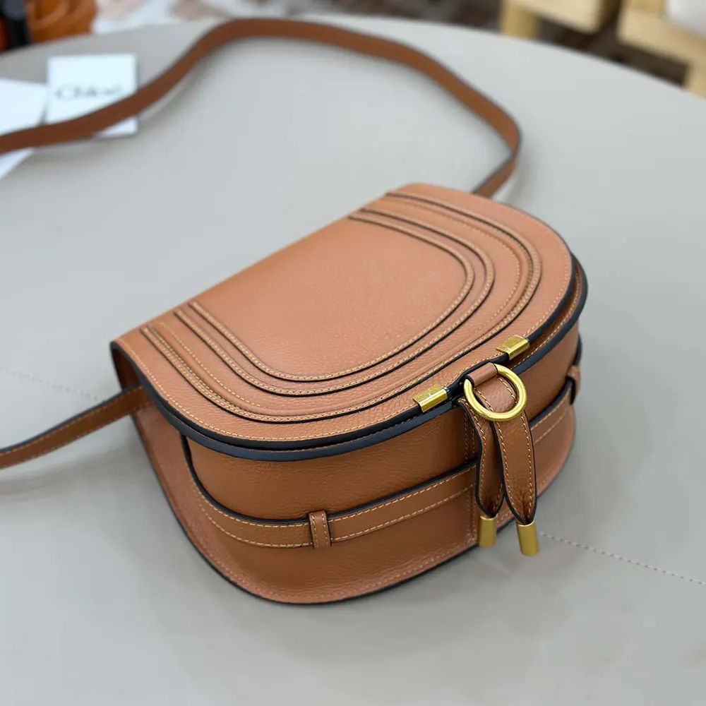 Chloe Women Small Marcie Saddle Bag is Crafted Leather - image 23