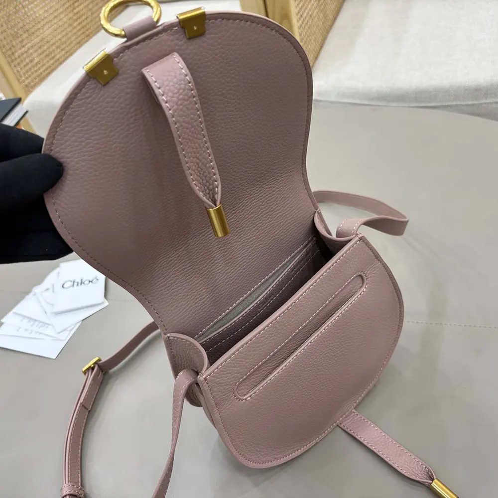 Chloe Women Small Marcie Saddle Bag is Crafted Leather - image 40