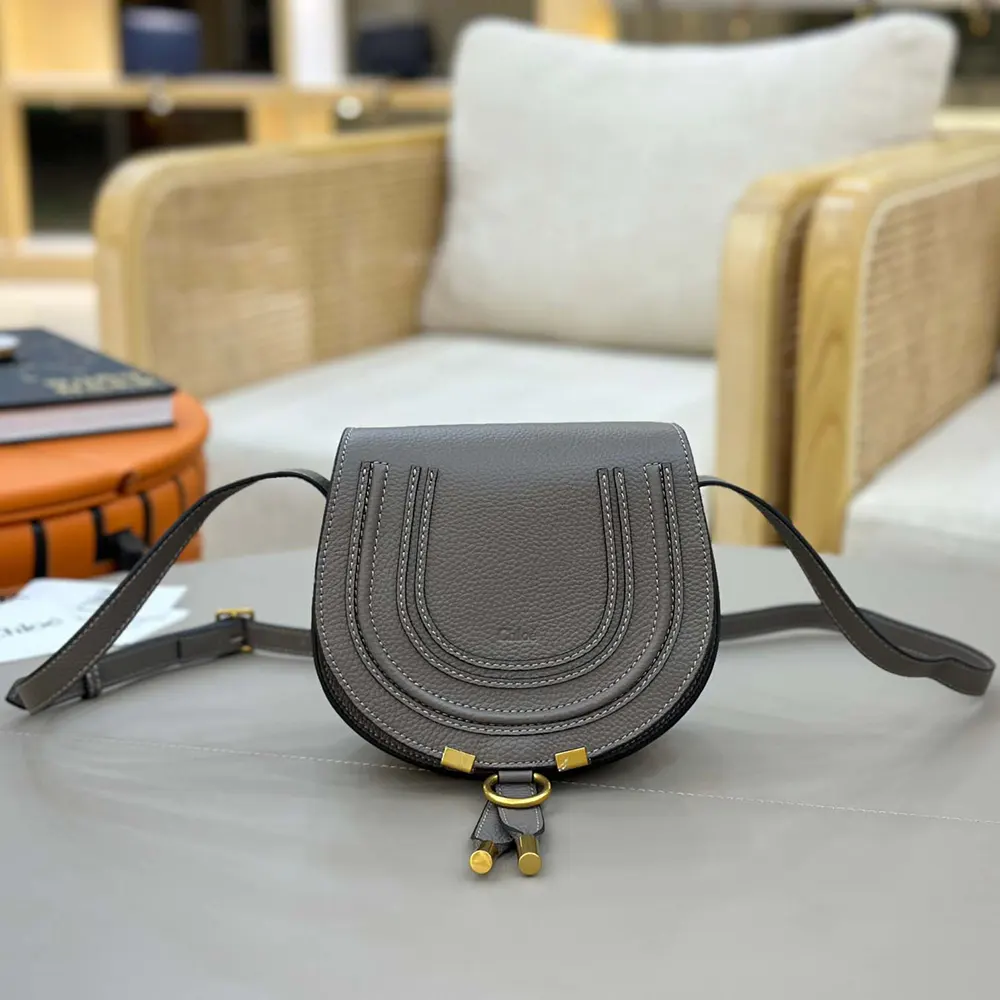 Chloe Women Small Marcie Saddle Bag is Crafted Leather - image 27