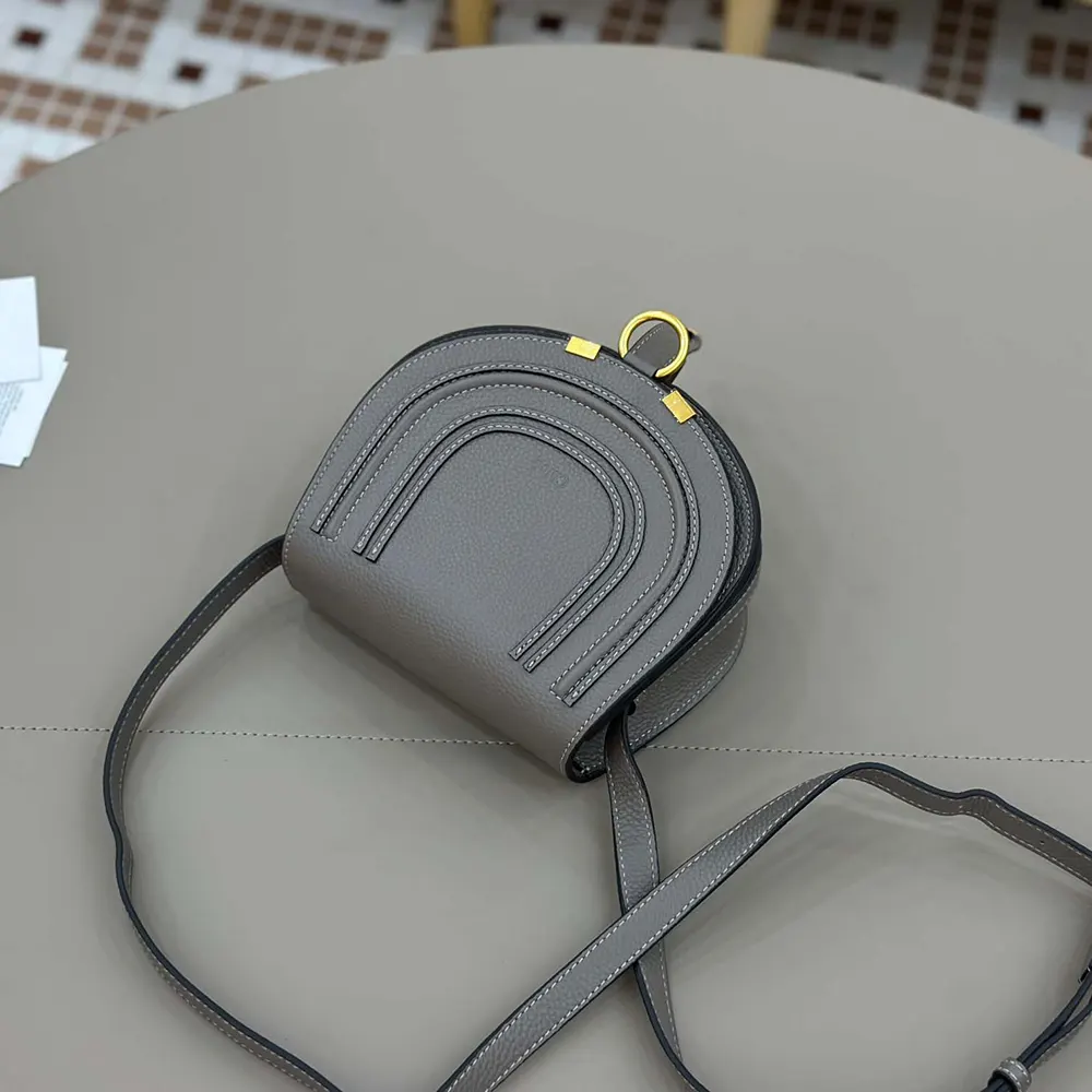 Chloe Women Small Marcie Saddle Bag is Crafted Leather - image 30