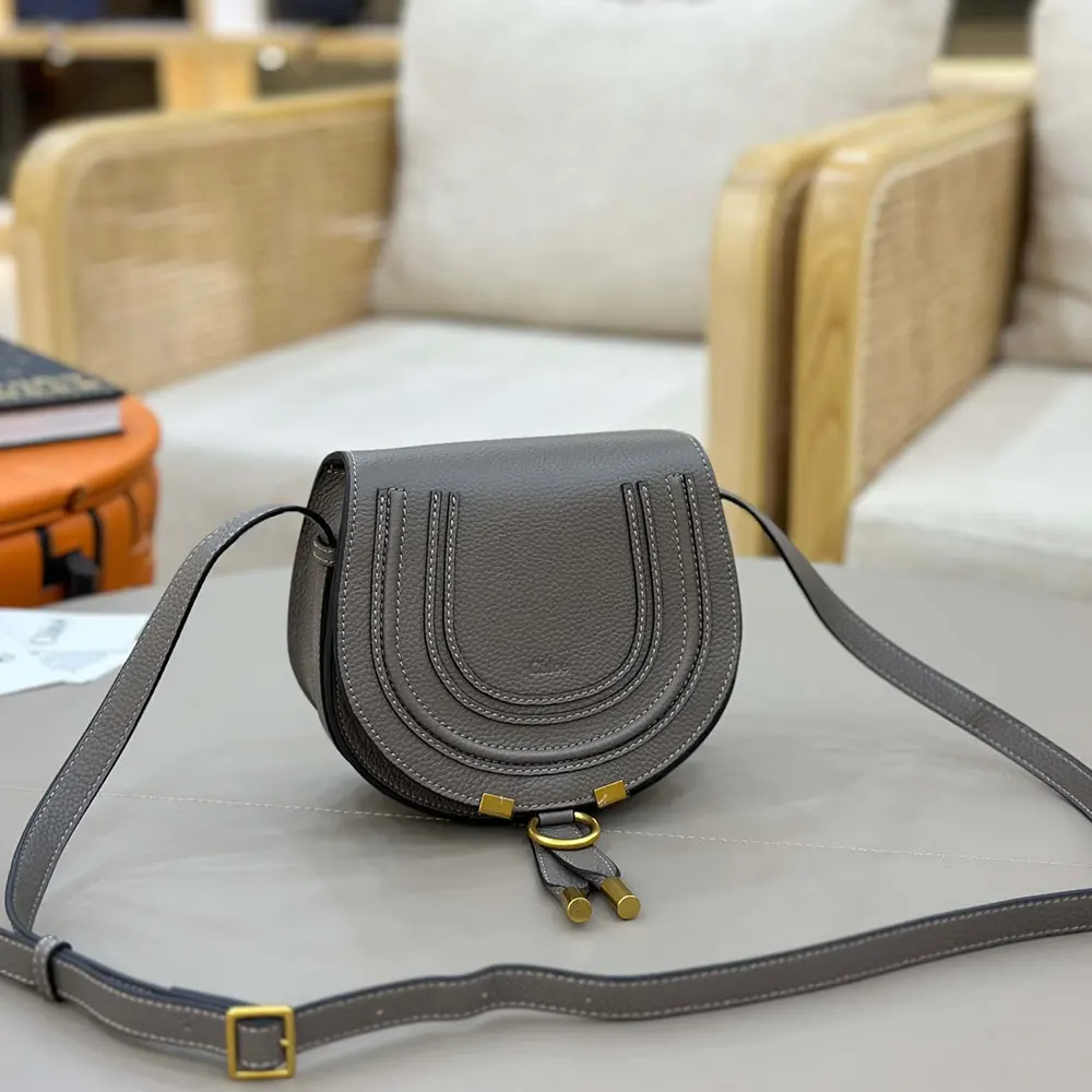 Chloe Women Small Marcie Saddle Bag is Crafted Leather - image 29