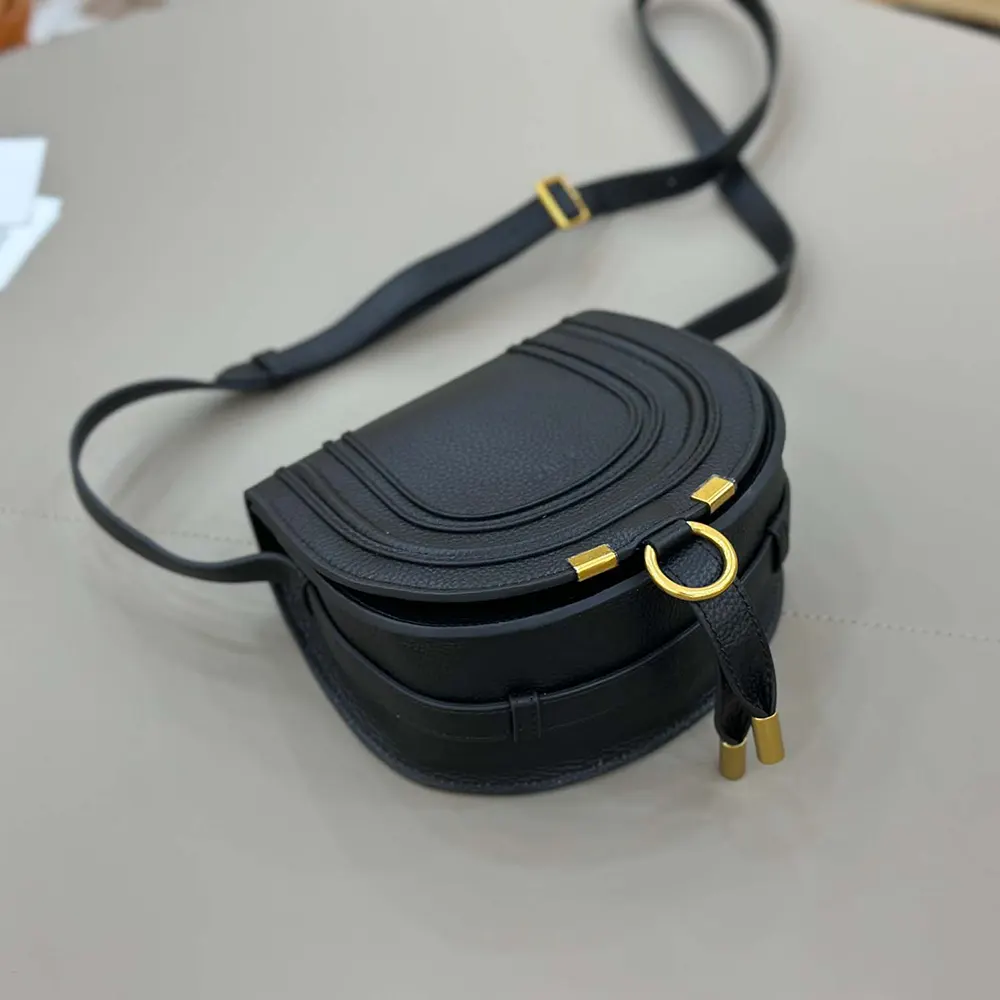 Chloe Women Small Marcie Saddle Bag is Crafted Leather - image 5