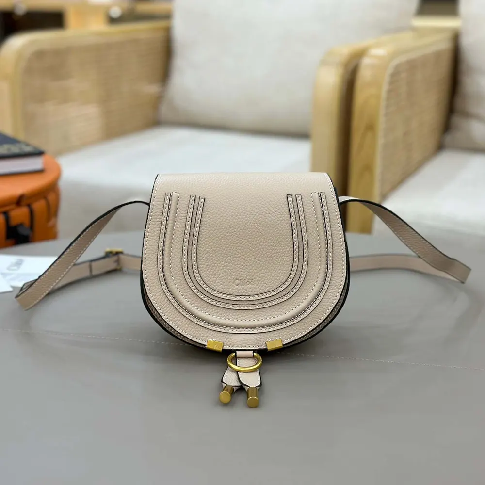 Chloe Women Small Marcie Saddle Bag is Crafted Leather - image 10