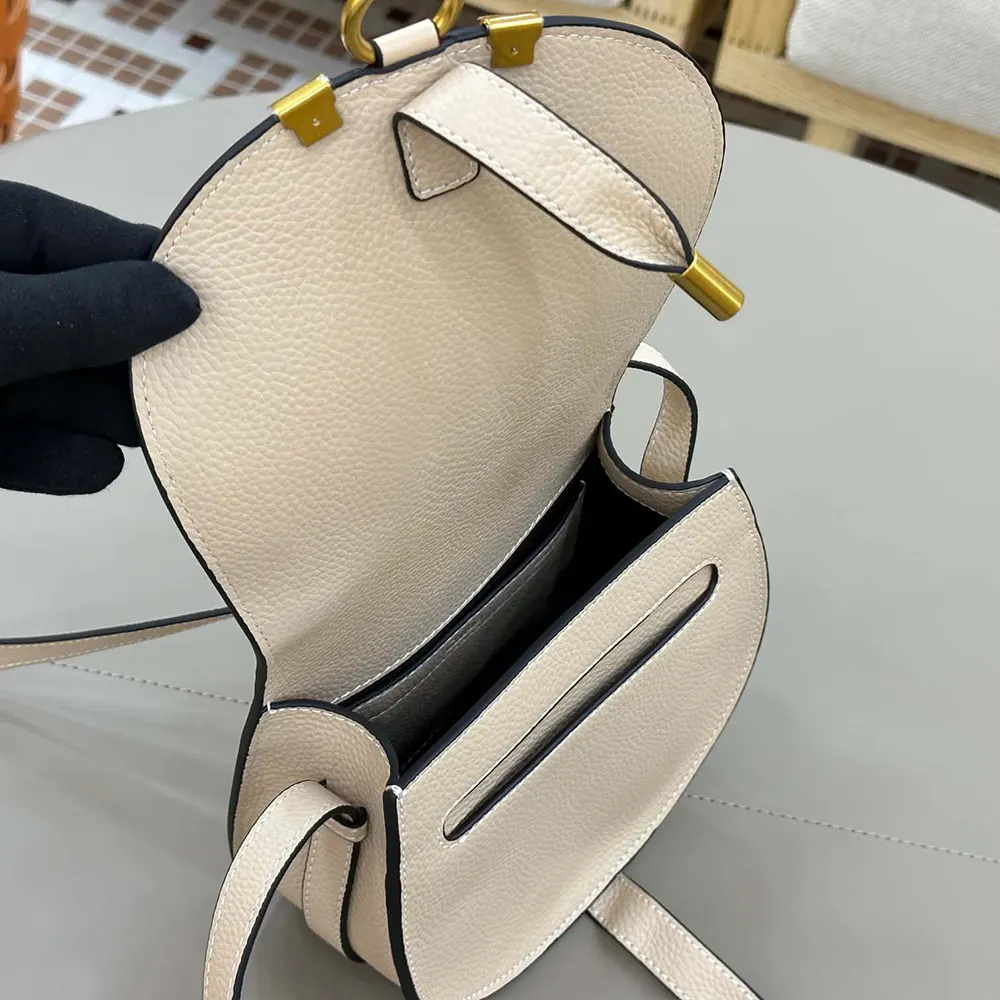 Chloe Women Small Marcie Saddle Bag is Crafted Leather - image 17
