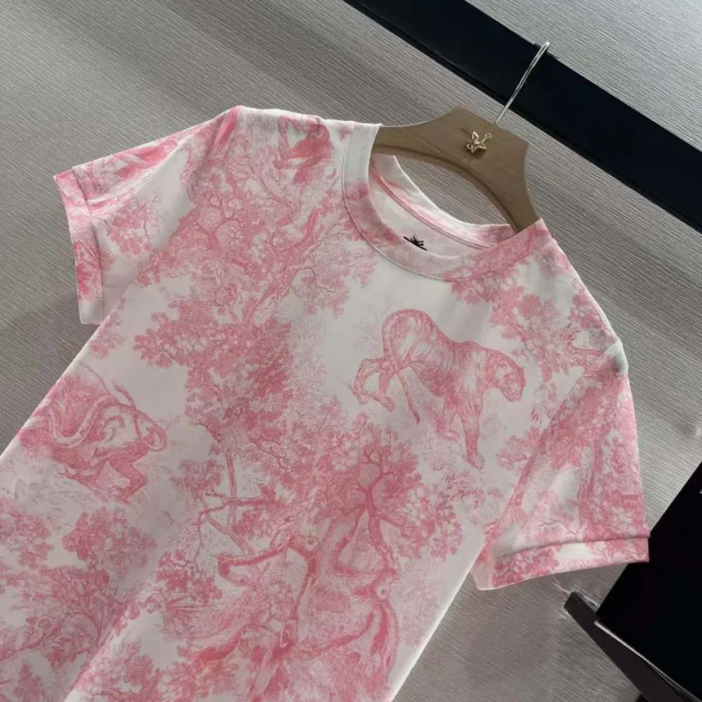 Dior Women Dioriviera T-Shirt White Cotton and Linen Jersey - image 4