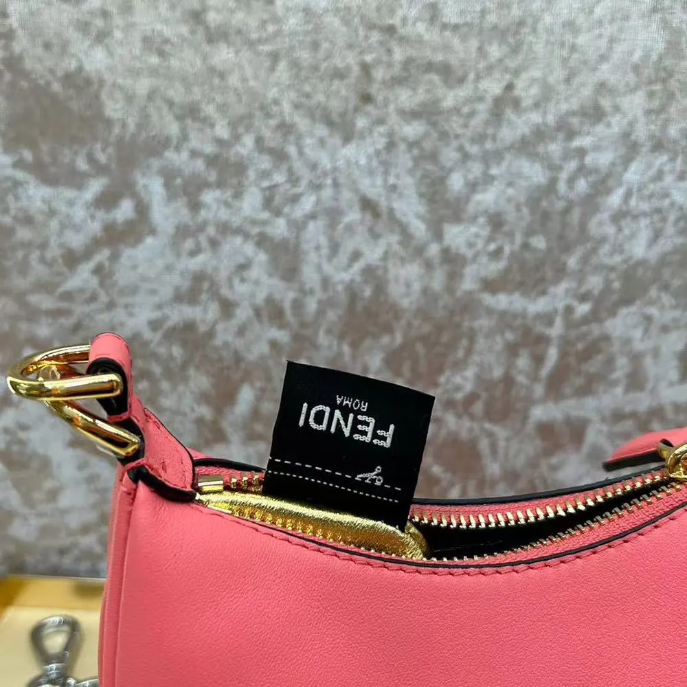 Fendi Women Nano Fendigraphy Pink Leather Charm - image 9