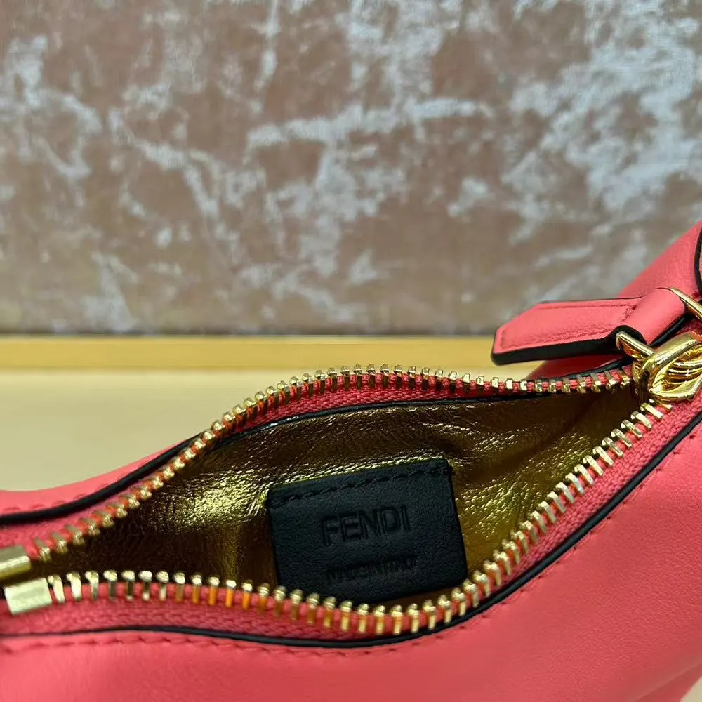 Fendi Women Nano Fendigraphy Pink Leather Charm - image 10