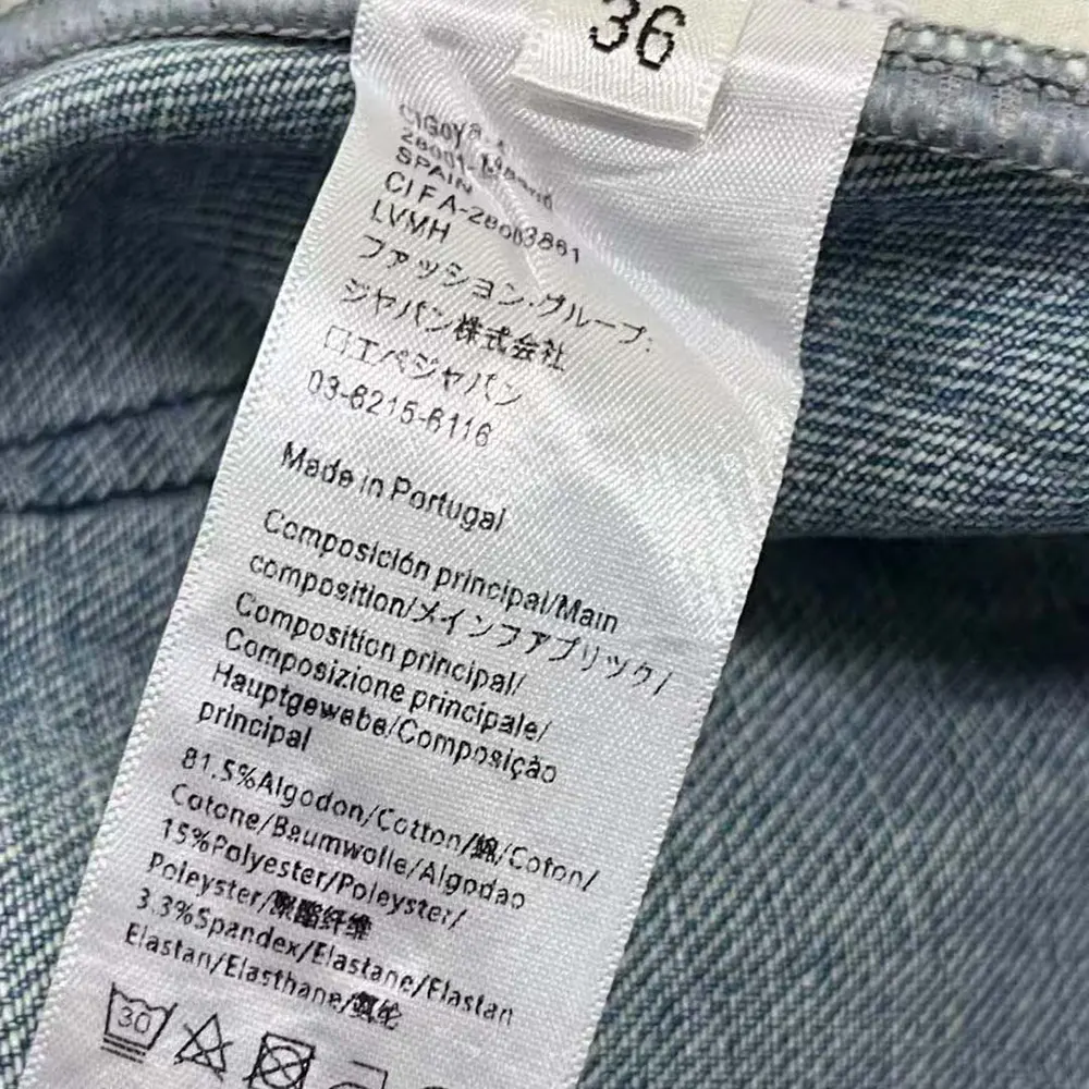 Loewe Women Anagram Shorts in Denim - image 7