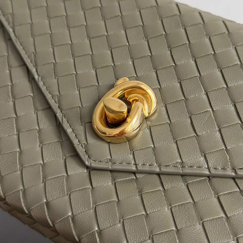 Bottega Veneta Women Knot Lock in Intrecciato Piccolo Leather-Dark Green - image 10