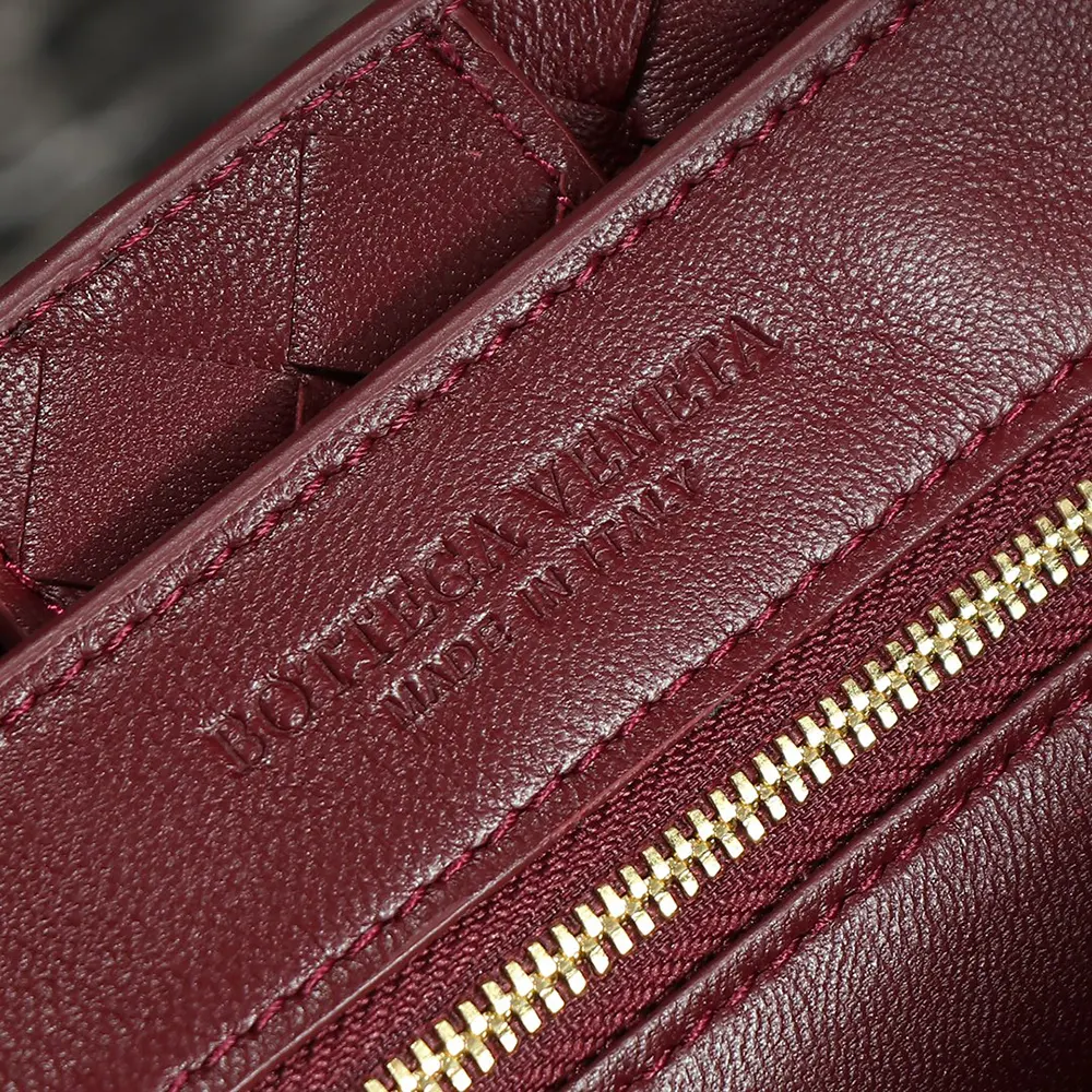 Bottega Veneta Women Medium Andiamo in Supple Intrecciato Leather-Maroon - image 10