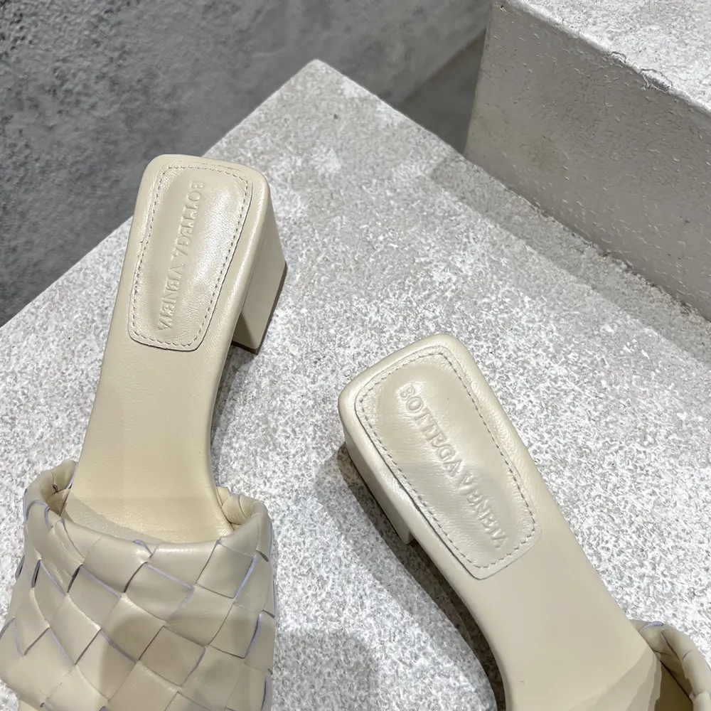 Bottega Veneta Women Parco Mule-White - image 8