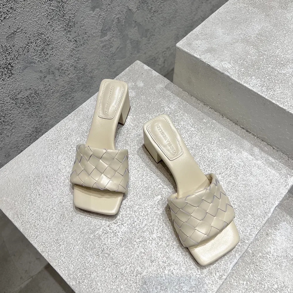 Bottega Veneta Women Parco Mule-White - image 4