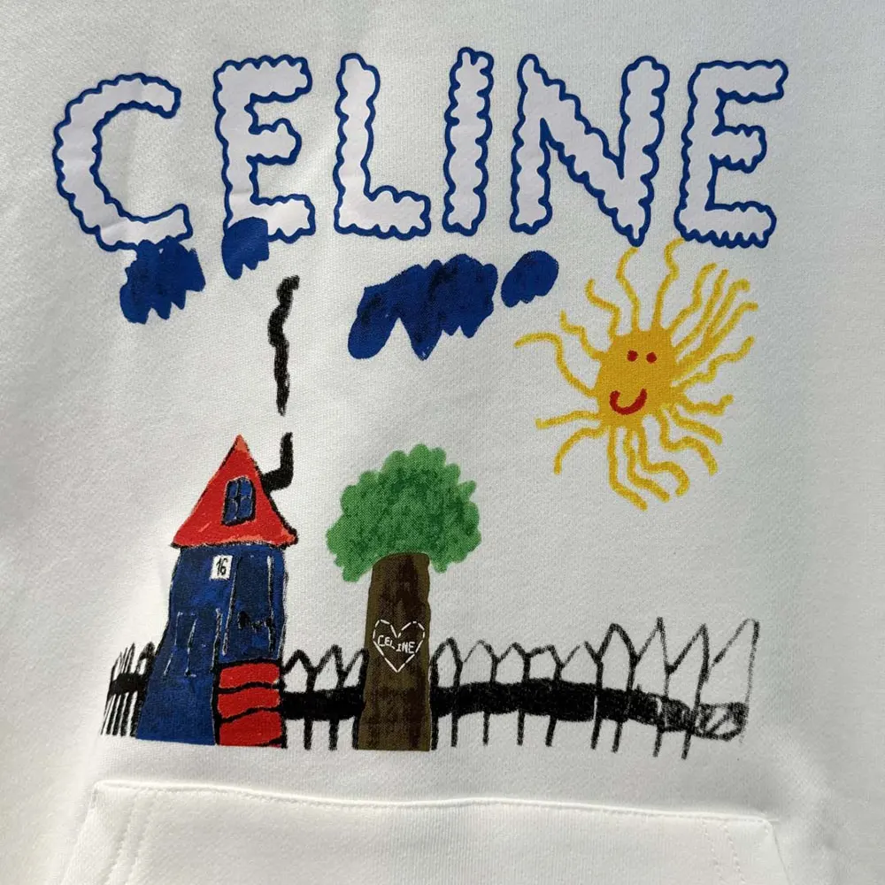 Celine Women 70’S Hoodie In Cotton Fleece - image 9