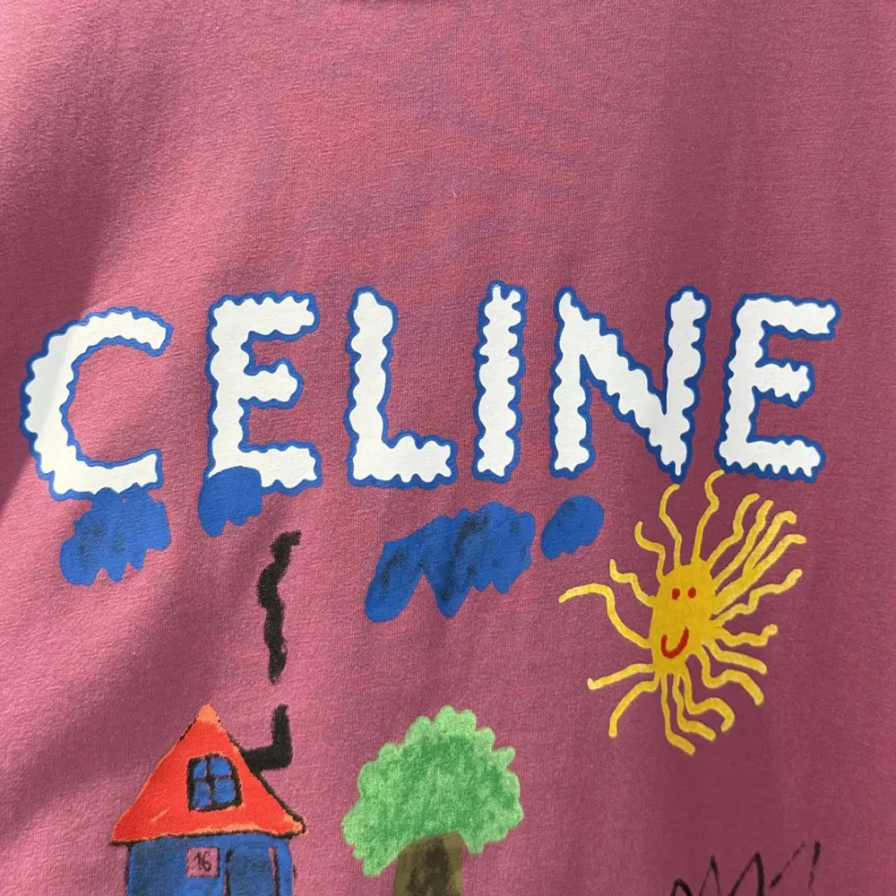 Celine Men Loose T-Shirt In Cotton Jersey-Rose - image 6
