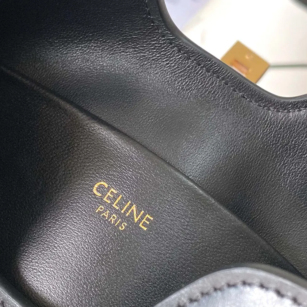 Celine Women Shoulder Camille 16 Soft In Smooth Calfskin-Black - image 6